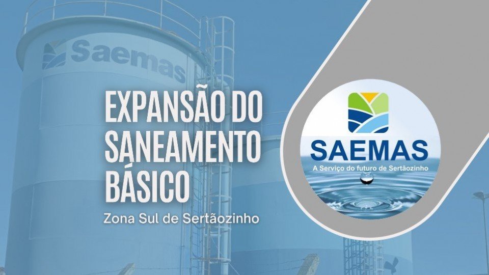 LAN&Ccedil;ADO O PROJETO DE EXPANS&Atilde;O DE SANEAMENTO B&Aacute;SICO DA ZONA SUL