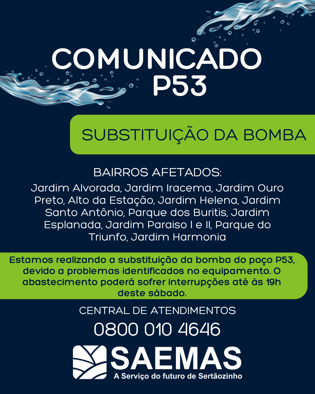 INSTABILIDADE NO ABASTECIMENTO&nbsp;