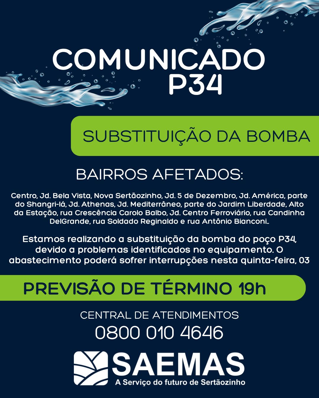 INSTABILIDADE NO ABASTECIMENTO