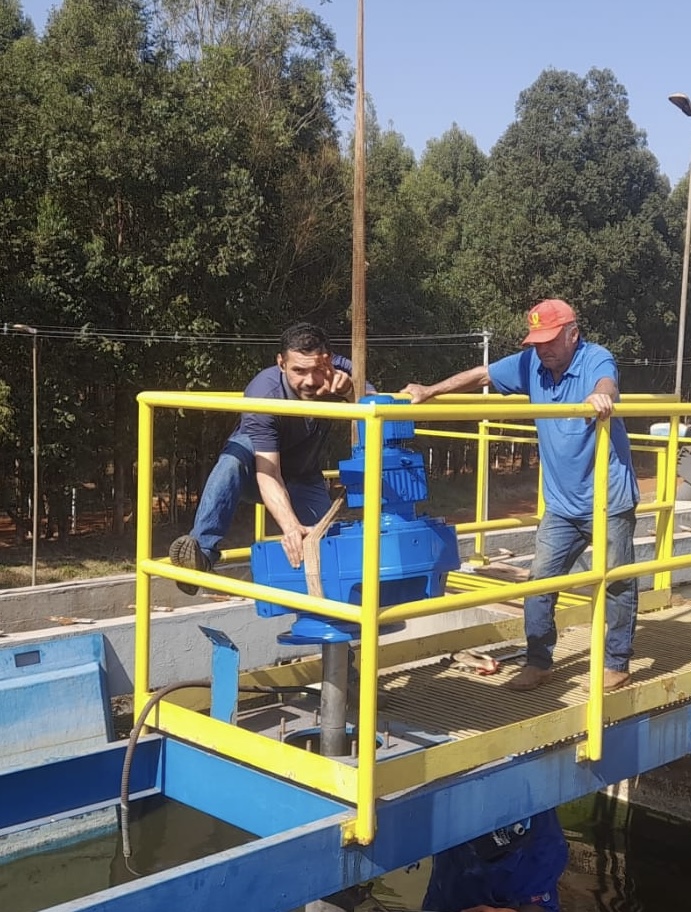 SAEMAS RECUPERA EQUIPAMENTOS DA ESTA&Ccedil;&Atilde;O DE TRATAMENTO DE ESGOTO DE SERT&Atilde;OZINHO