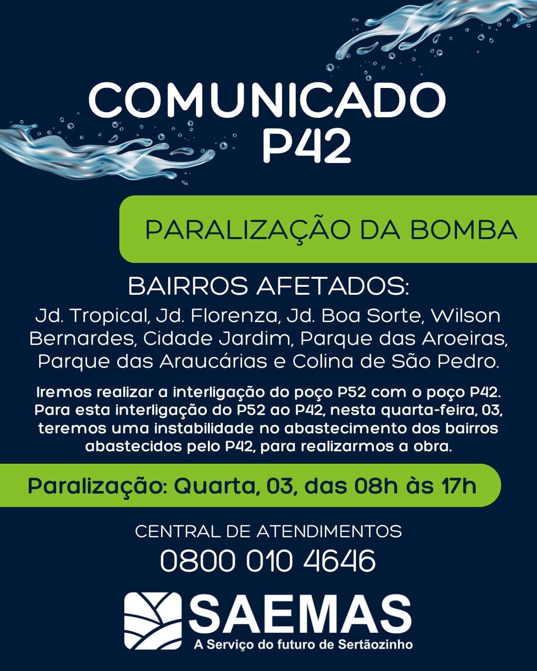 INSTABILIDADE NO ABASTECIMENTO