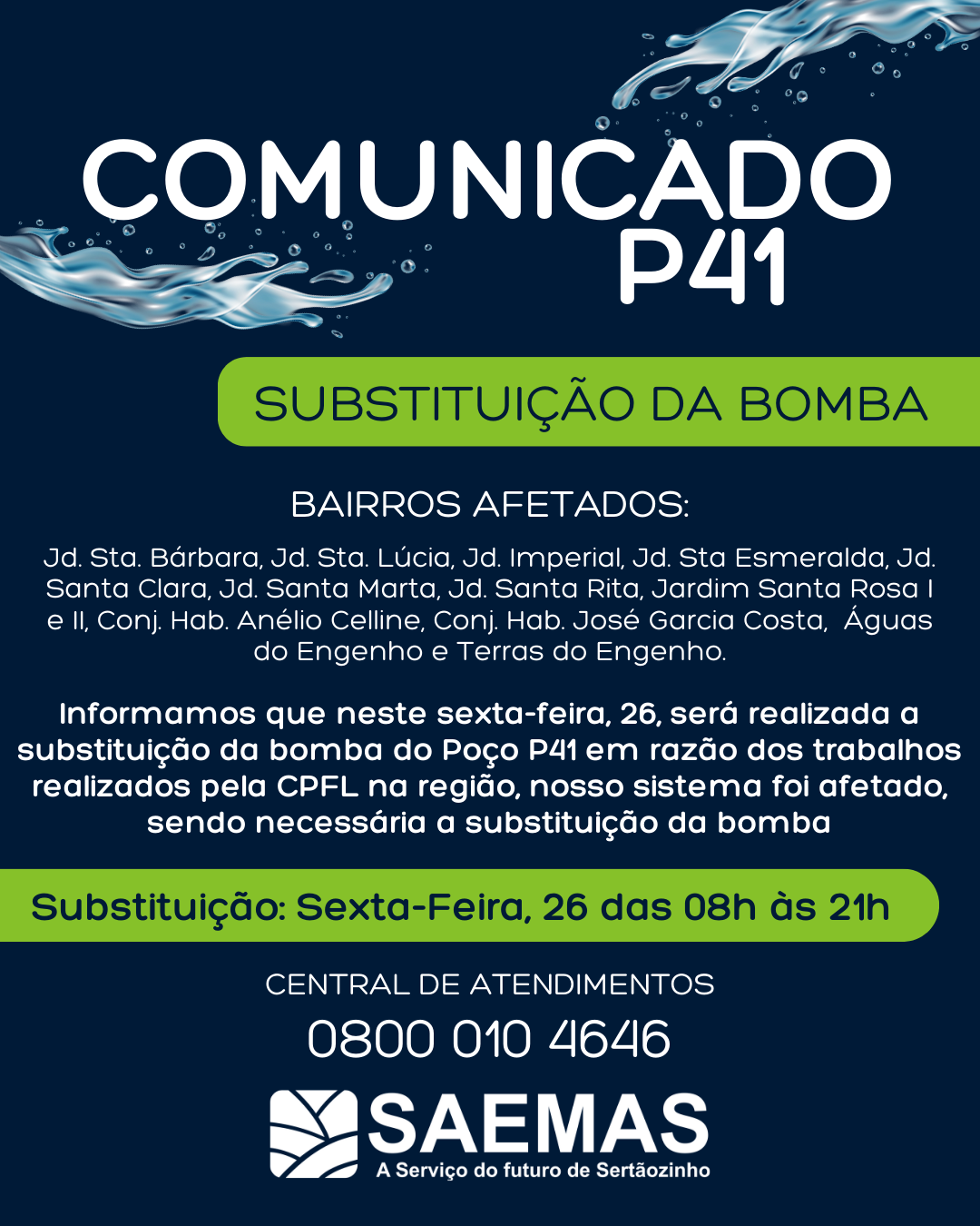 INSTABILIDADE NO ABASTECIMENTO&nbsp;