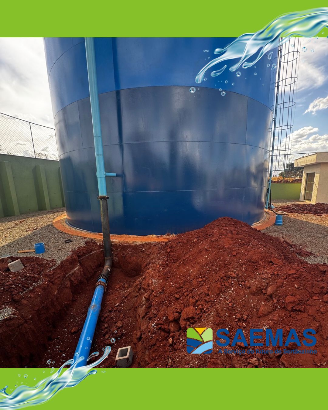SAEMAS investe R$1,8 milh&atilde;o para ampliar o abastecimento de &aacute;gua na Zona Sul de Sert&atilde;ozinho