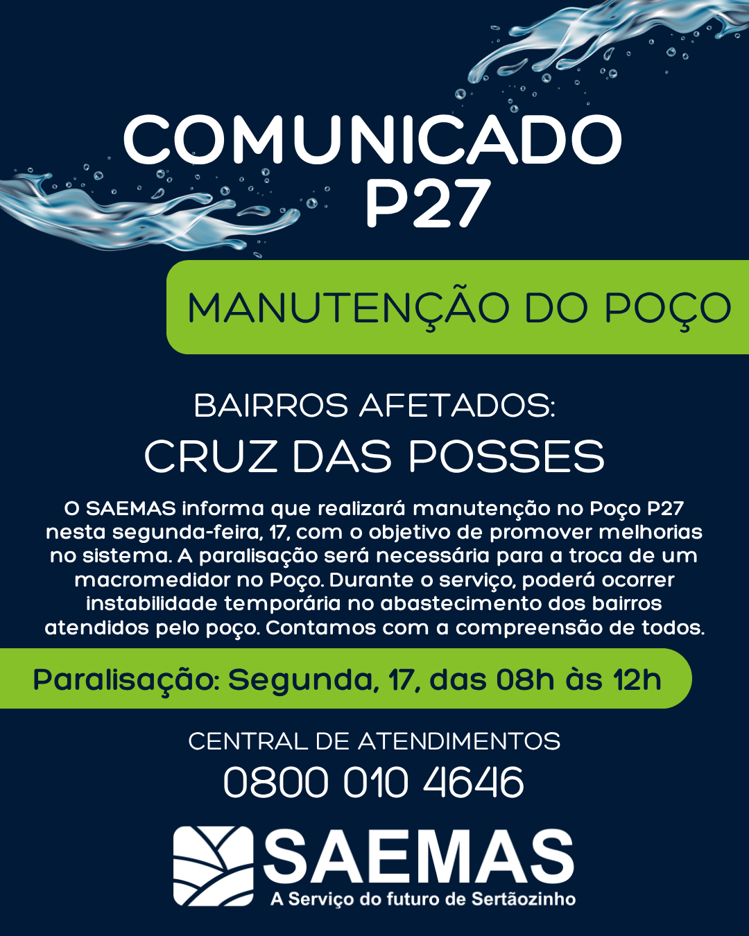 INSTABILIDADE NO ABASTECIMENTO