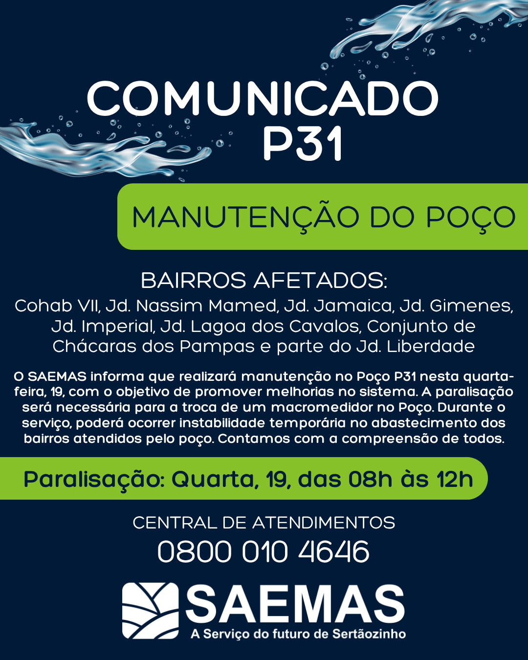 INSTABILIDADE NO ABASTECIMENTO&nbsp;