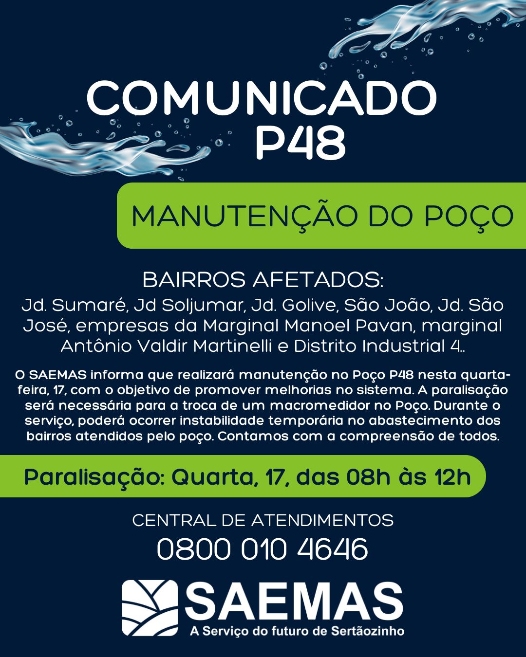 INSTABILIDADE NO ABASTECIMENTO