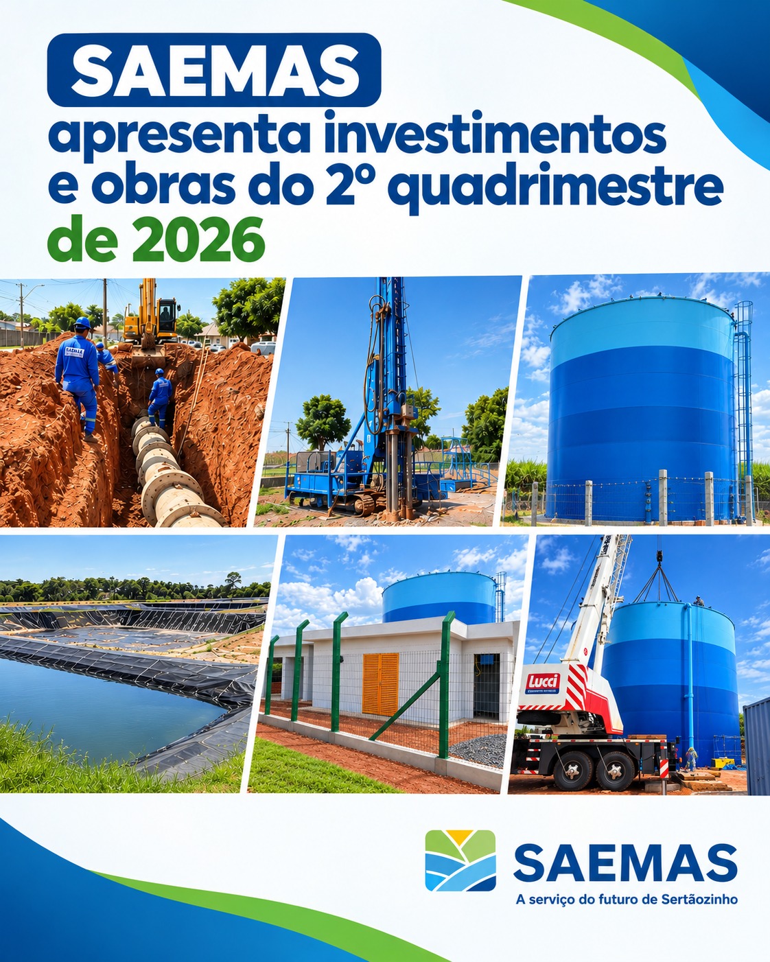 SAEMAS apresenta investimentos e obras do 2&ordm; quadrimestre de 2026