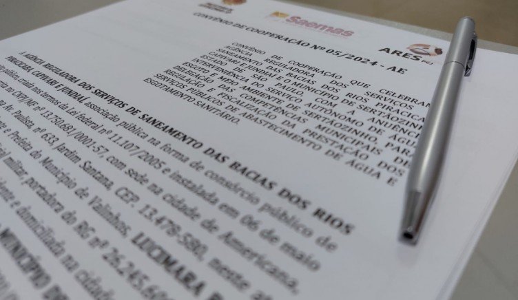   SERTÃOZINHO FIRMA CONVÊNIO DE COOPERAÇÃO COM AGÊNCIA REGULADORA