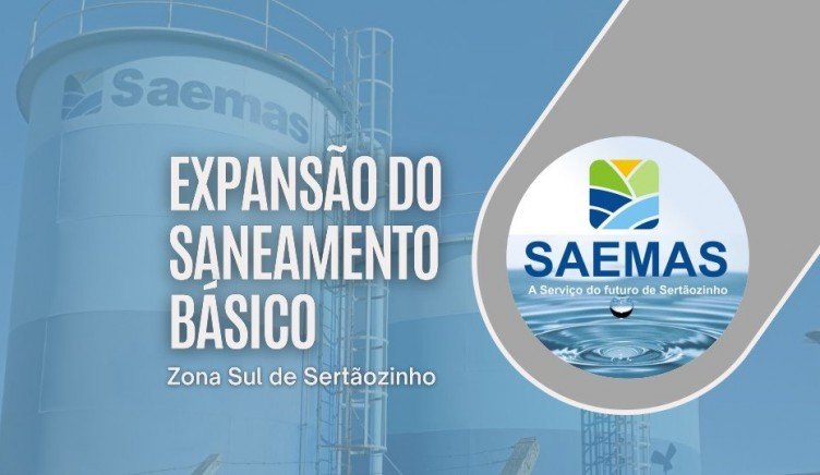 NOVO PAC CONTEMPLA SERTÃOZINHO COM OBRA DE SANEAMENTO BÁSICO NO VALOR DE R$ 8,8 MILHÕES