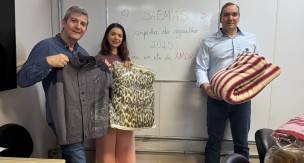 SAEMAS realiza entrega das doações da Campanha do Agasalho 2025