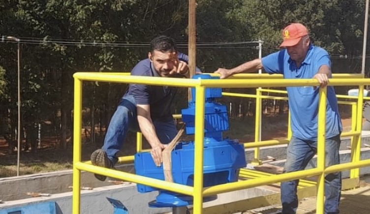 SAEMAS RECUPERA EQUIPAMENTOS DA ESTAÇÃO DE TRATAMENTO DE ESGOTO DE SERTÃOZINHO